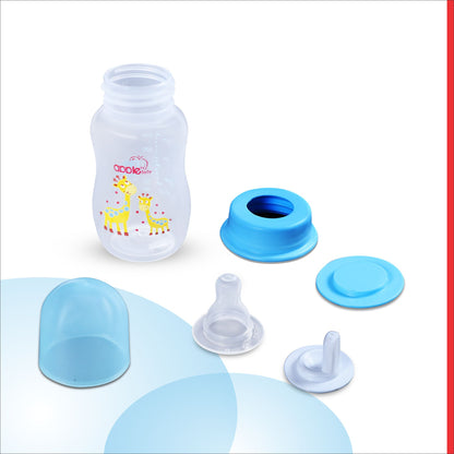 01A67_APPLE BABY BOOTS PLASTIC BOTTLE W SPOUT  4OZ\125ML