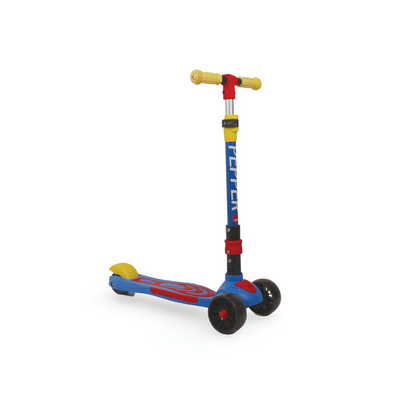 Apple Baby Pepper Magic Wheels Scooter | 3-Wheel Kick Scooter for Kids | Adjustable Height & Rear Brake | Ages 3-8