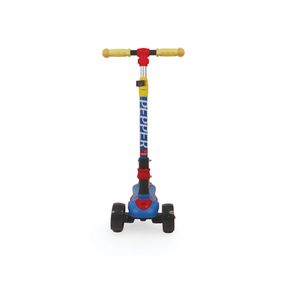 Apple Baby Pepper Magic Wheels Scooter | 3-Wheel Kick Scooter for Kids | Adjustable Height & Rear Brake | Ages 3-8