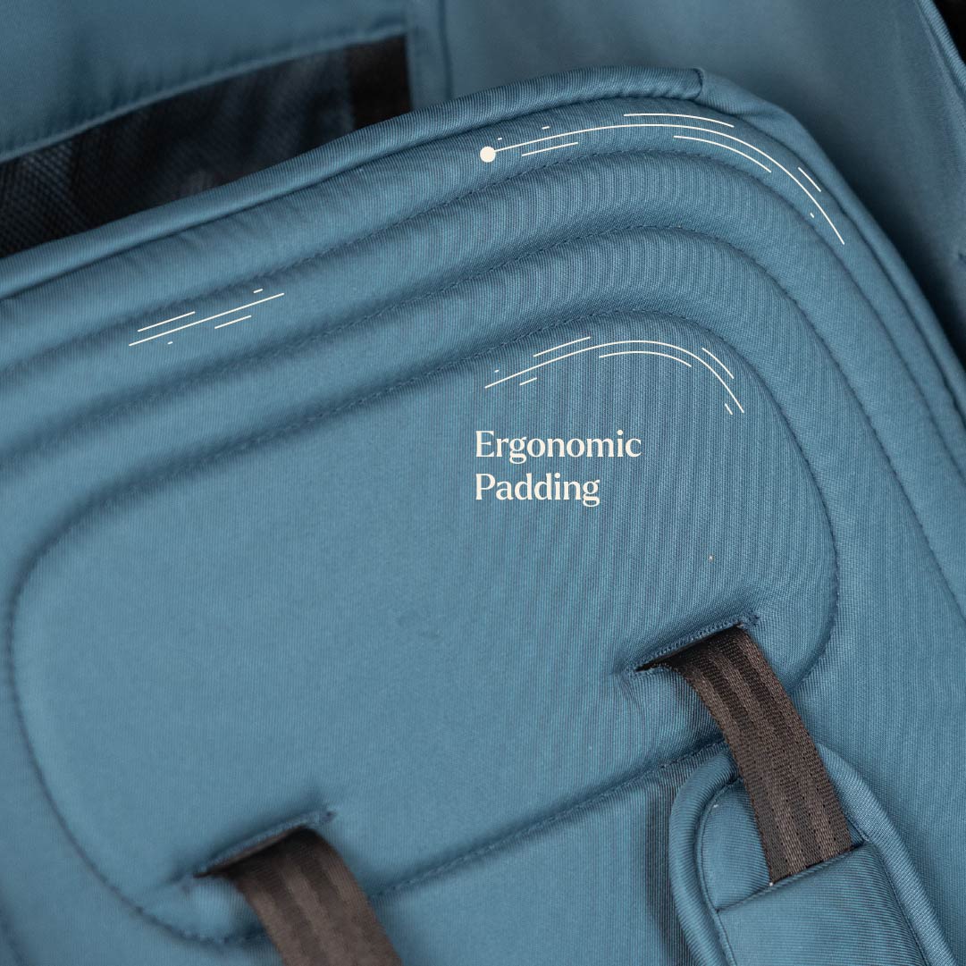 Loopie Hop Premium Baby Stroller | Travel-Friendly Compact Fold | Ages 0-4 Years | Black Charcoal