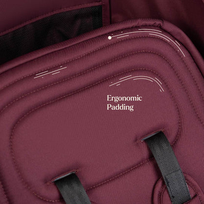 Loopie Hop Premium Baby Stroller | Travel-Friendly Compact Fold | Ages 0-4 Years | Black Charcoal