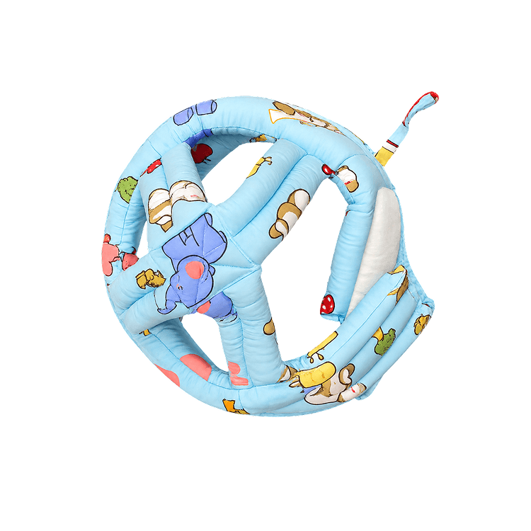 Anti - Fall Baby Safety Helmet | Adjustable Infant Head Protector Pillow Safety Gear for babies - Blue - Bouncing Baby