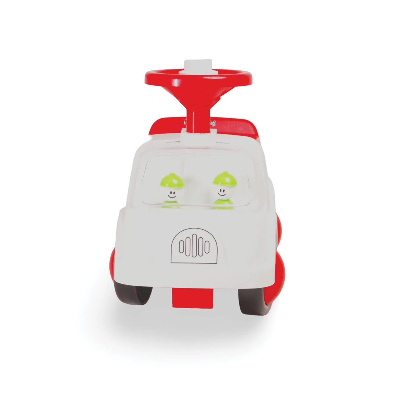 Apple Baby Mini Rider Ride - On Push Car | Compact Toddler Toy with Little Drivers | Foot - to - Floor Walker | Ages 1 - 3 Ride Ons for babies - Red - Bouncing Baby