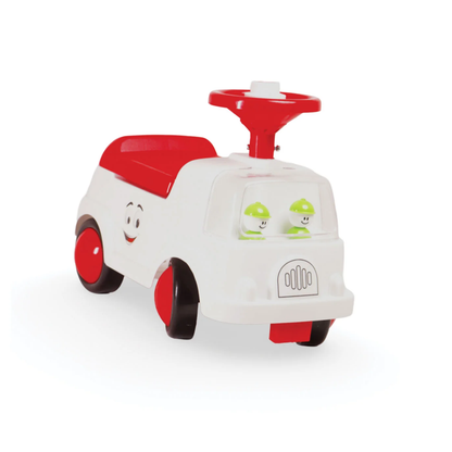Apple Baby Mini Rider Ride - On Push Car | Compact Toddler Toy with Little Drivers | Foot - to - Floor Walker | Ages 1 - 3 Ride Ons for babies - Red - Bouncing Baby