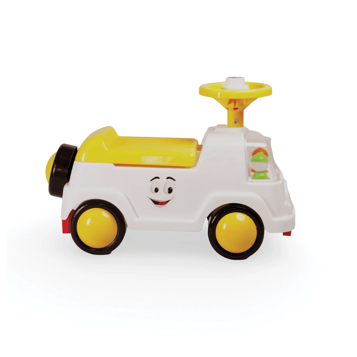 Apple Baby Mini Rider Ride - On Push Car | Compact Toddler Toy with Little Drivers | Foot - to - Floor Walker | Ages 1 - 3 Ride Ons for babies - Yellow - Bouncing Baby