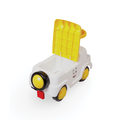 Apple Baby Mini Rider Ride - On Push Car | Compact Toddler Toy with Little Drivers | Foot - to - Floor Walker | Ages 1 - 3 Ride Ons for babies - Yellow - Bouncing Baby