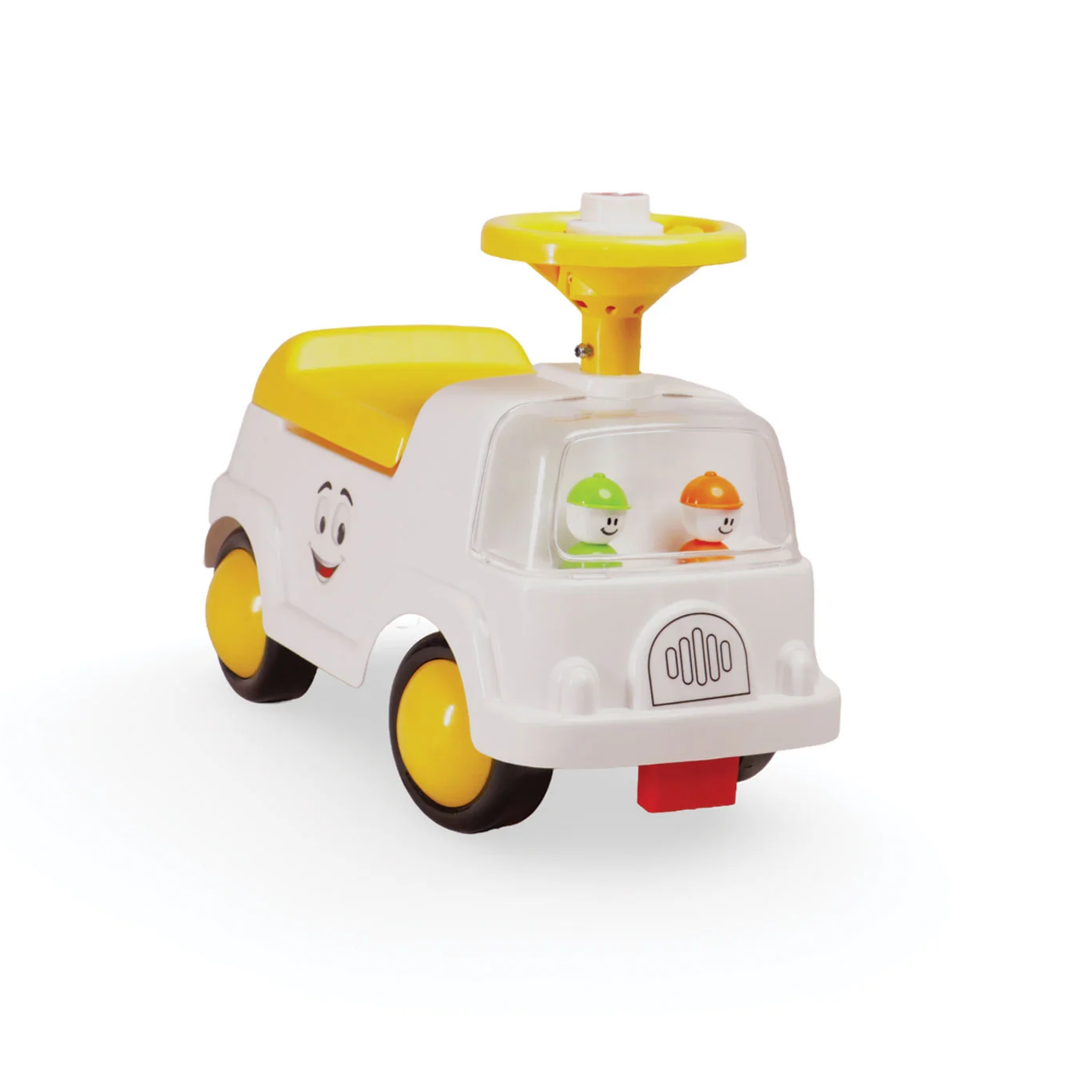 Apple Baby Mini Rider Ride - On Push Car | Compact Toddler Toy with Little Drivers | Foot - to - Floor Walker | Ages 1 - 3 Ride Ons for babies - Yellow - Bouncing Baby