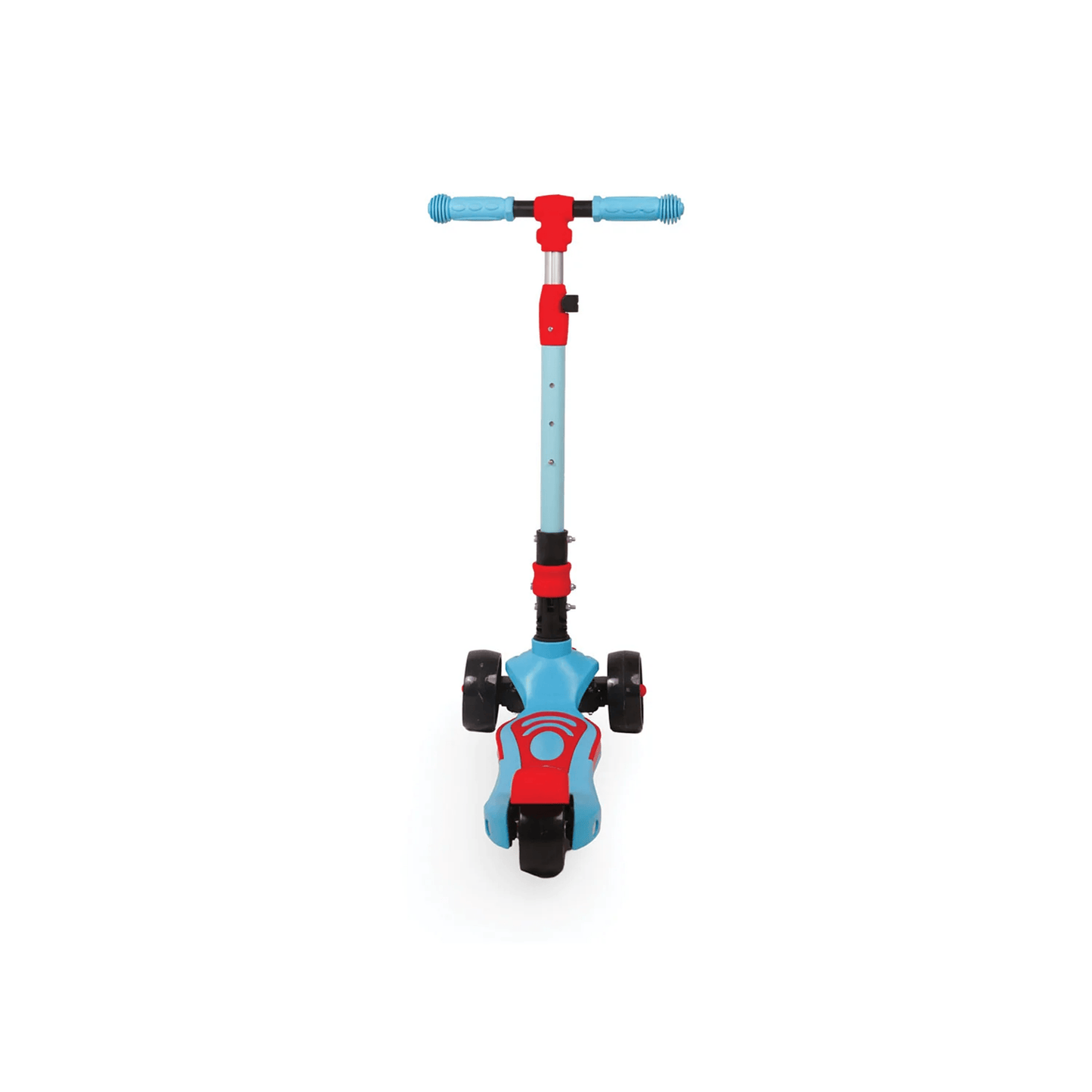Apple Baby Pepper Magic Wheels Scooter | 3 - Wheel Kick Scooter for Kids | Adjustable Height & Rear Brake | Ages 3 - 8 Ride Ons for babies - Sea Blue - Bouncing Baby