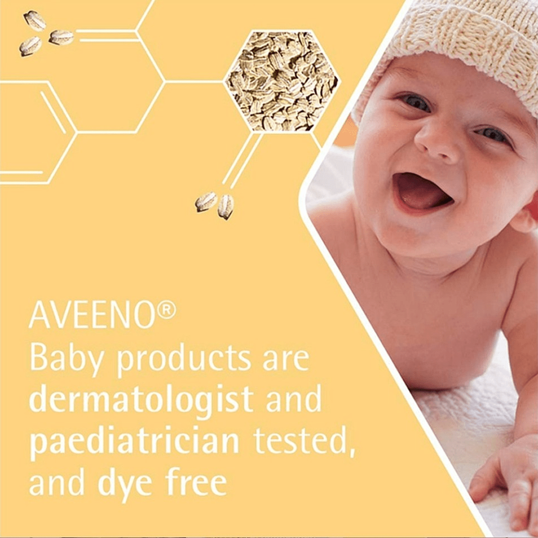 Aveeno Baby Daily Care Moisturising Lotion | Prebiotic Colloidal Oatmeal | Unscented & For Sensitive Skin Baby Lotions for babies - 150ml - Bouncing Baby