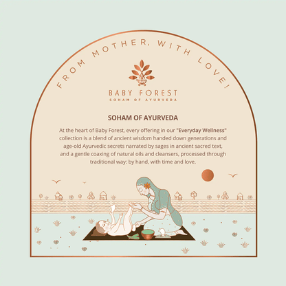 Baby Forest Mulmul Baby Wipes | Ayurvedic & 99% Pure Water | Biodegradable | 72 Wipes Baby Wipes for babies - Bouncing Baby