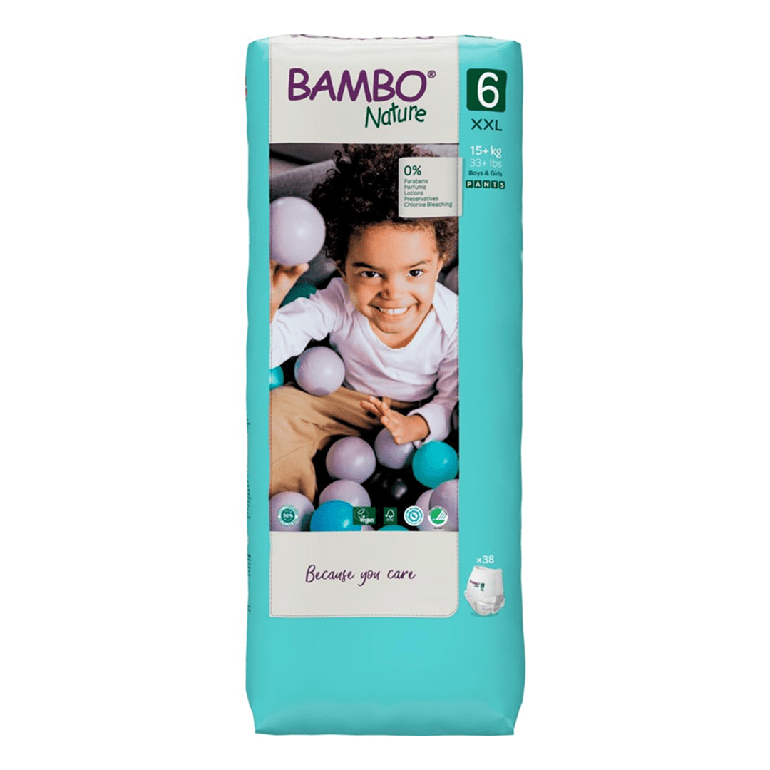 Bambo Nature Eco - Friendly Diaper Pants Diaper Pants for babies - 6 - Bouncing Baby