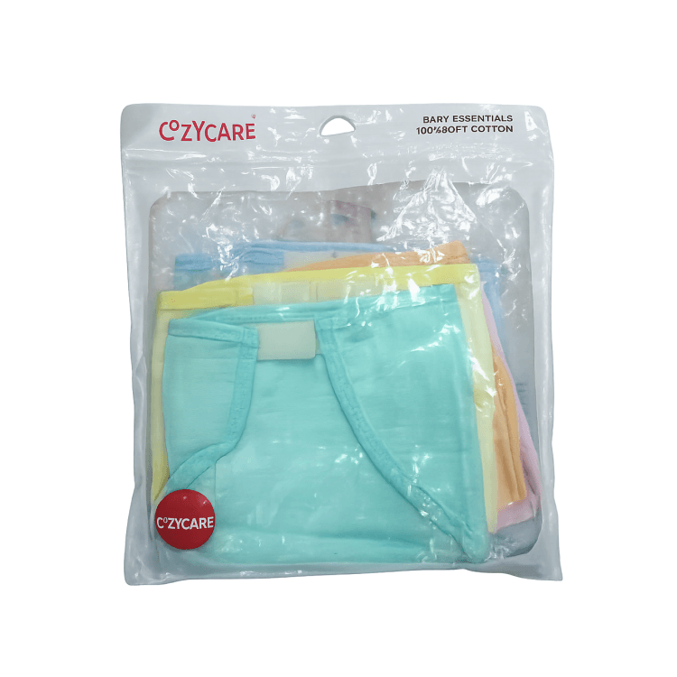 Cozycare Cotton Stick Type Baby Nappies | Reusable Washable Cloth Langot | Pack of 5 Nappies for babies - L - Bouncing Baby. Image - 2