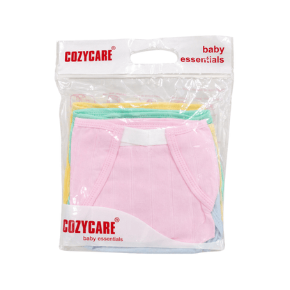 Cozycare Cotton Stick Type Baby Nappies | Reusable Washable Cloth Langot | Pack of 5 Nappies for babies - M - Bouncing Baby. M (3-6) months. Image - 2.