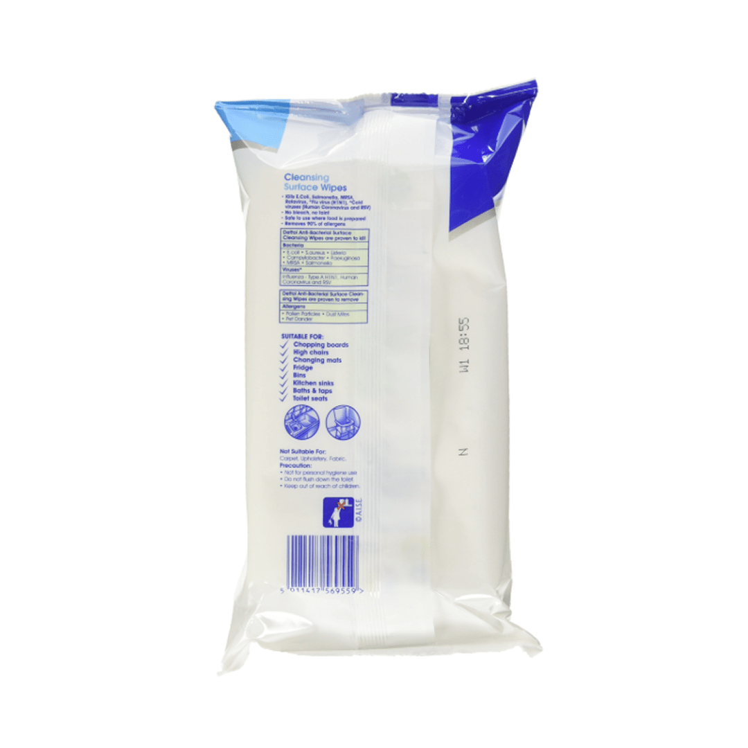 Dettol Antibacterial Cleansing Surface Wipes | Biodegradable & Kills 99.9% Bacteria Surface Wipes for babies - 30 - Bouncing Baby