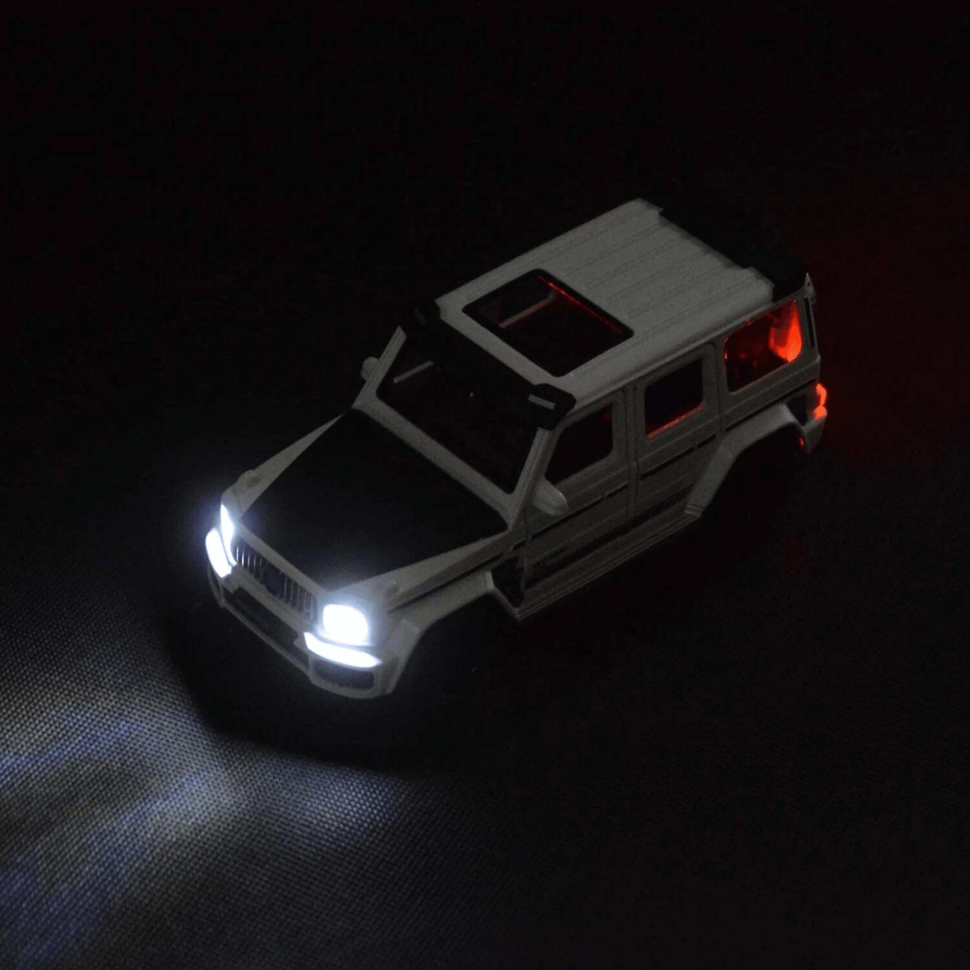 Double Horses Alloy Die - Cast Car | 1:32 Scale G - Wagon Style | Pull Back Action | White Die - Cast Toys for babies - Bouncing Baby