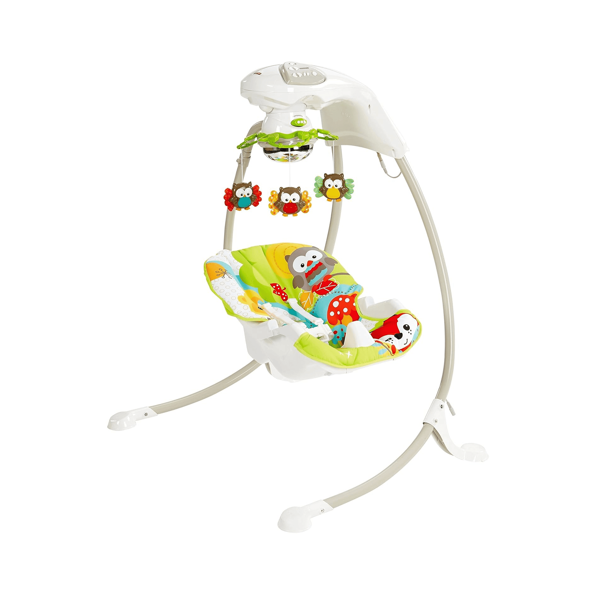 Fisher - Price 3 - in - 1 Swing 'n Rocker | Portable Infant Seat | Woodland Friends Mobile | Musical Soother Rocker for babies - Bouncing Baby