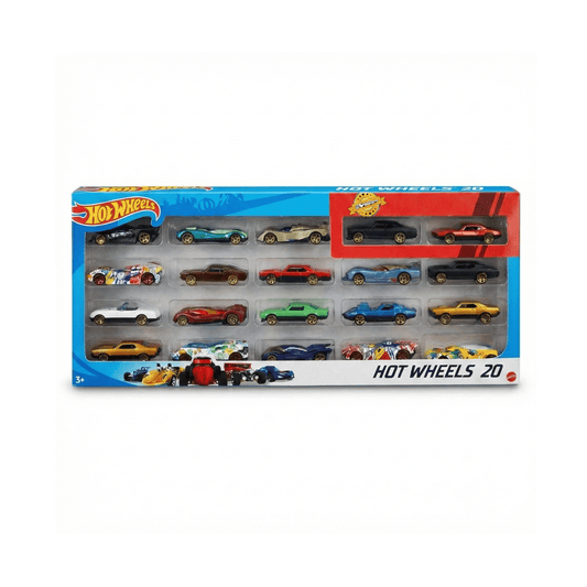 Hot Wheels 20 - Car Gift Pack | Assorted Die - Cast Vehicles | 1:64 Scale Collection | By Mattel Die - Cast Toys for babies - Bouncing Baby