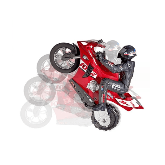 Hui Can Perfect Balance RC Stunt Motorcycle | 1:6 Scale with 6 - Axis Gyro | Self - Balancing Drift Bike Remote Control Toys for babies - Bouncing Baby
