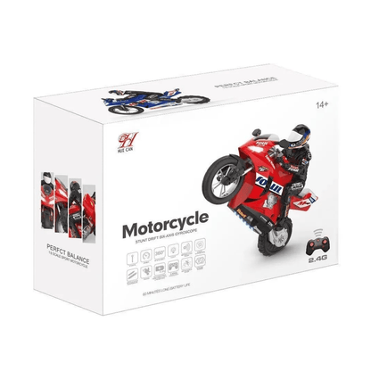 Hui Can Perfect Balance RC Stunt Motorcycle | 1:6 Scale with 6 - Axis Gyro | Self - Balancing Drift Bike Remote Control Toys for babies - Bouncing Baby