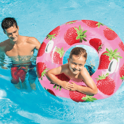 Intex Inflatable Swim Tube with Handles | 1.07m / 42" Pool Float Ring | Ages 9+ Pool Floats for babies - Bouncing Baby