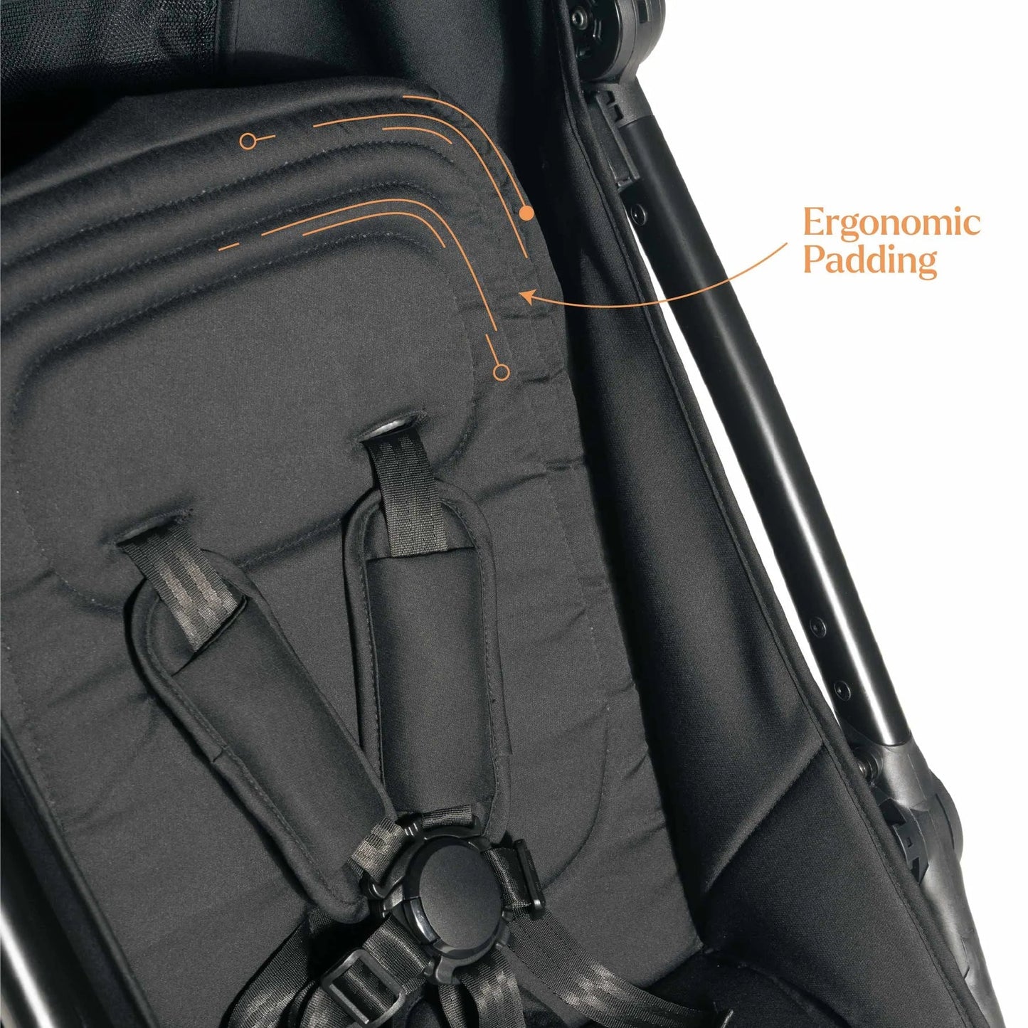 Loopie Hop Premium Baby Stroller | Travel - Friendly Compact Fold | Ages 0 - 4 Years Strollers for babies - Black - Bouncing Baby