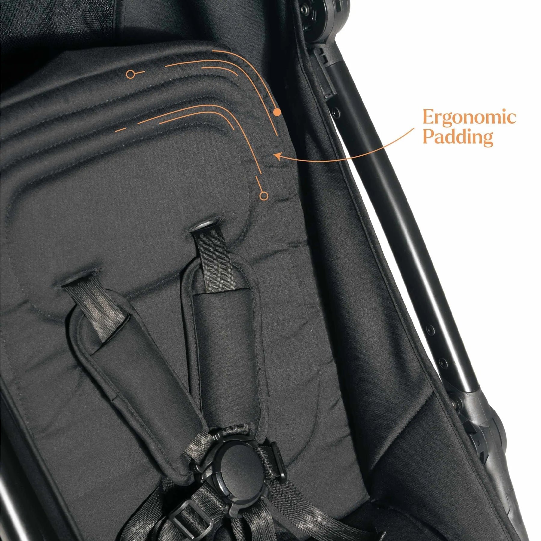 Loopie Hop Premium Baby Stroller | Travel - Friendly Compact Fold | Ages 0 - 4 Years Strollers for babies - Black - Bouncing Baby
