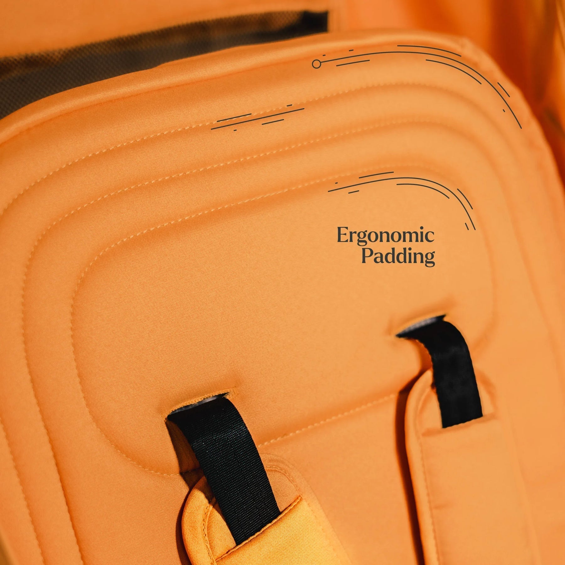 Loopie Hop Premium Baby Stroller | Travel - Friendly Compact Fold | Ages 0 - 4 Years Strollers for babies - Orange - Bouncing Baby