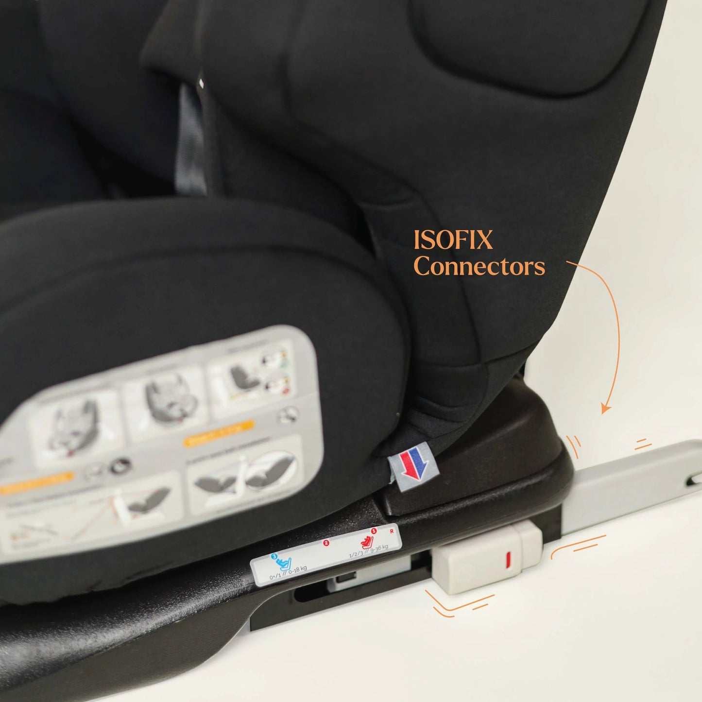 Loopie Lap Convertible Baby Car Seat | ISOFIX Installation | Rear & Forward Facing Baby Gear for babies - Bouncing Baby