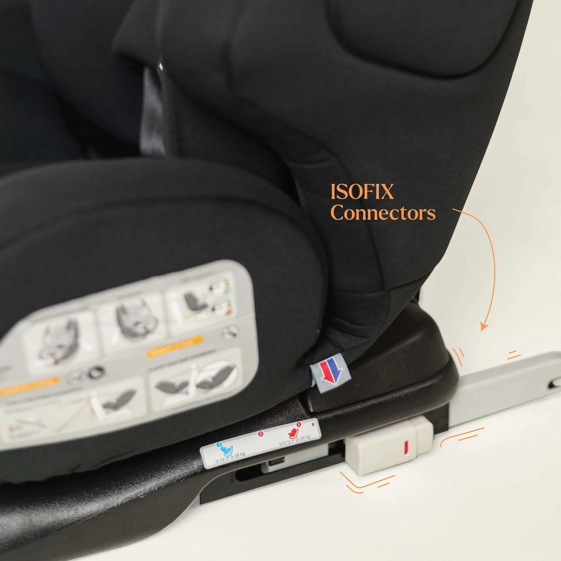 Loopie Lap Convertible Baby Car Seat | ISOFIX Installation | Rear & Forward Facing Baby Gear for babies - Bouncing Baby