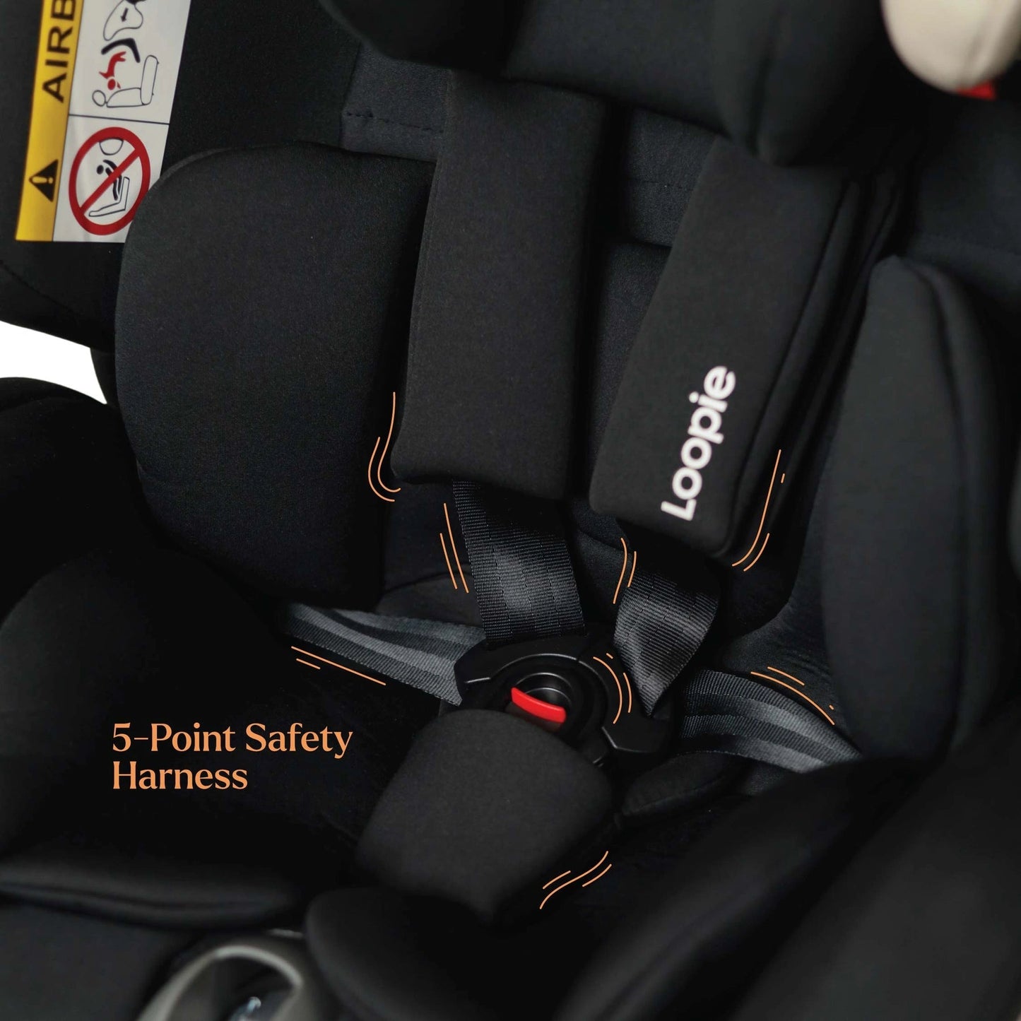 Loopie Lap Convertible Baby Car Seat | ISOFIX Installation | Rear & Forward Facing Baby Gear for babies - Bouncing Baby