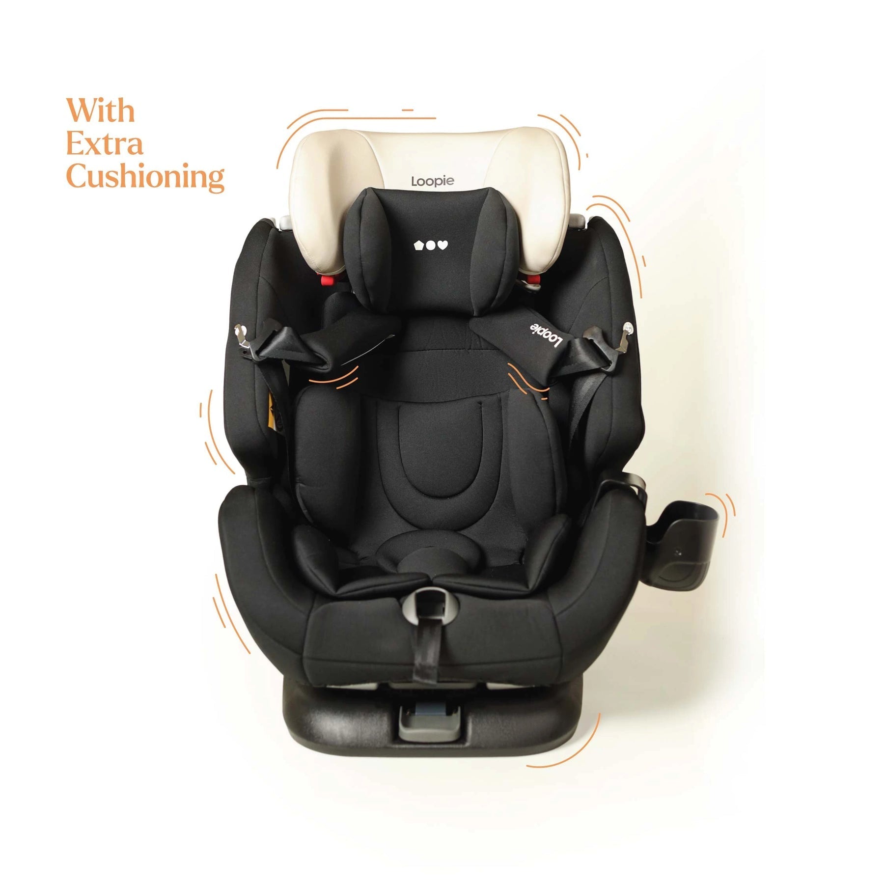 Loopie Lap Convertible Baby Car Seat | ISOFIX Installation | Rear & Forward Facing Baby Gear for babies - Bouncing Baby