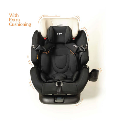 Loopie Lap Convertible Baby Car Seat | ISOFIX Installation | Rear & Forward Facing Baby Gear for babies - Bouncing Baby