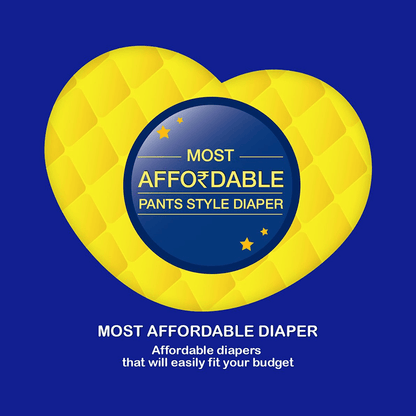 MamyPoko Pants Extra Absorb Baby Diapers | Up to 12 Hours Protection | Pant - Style Diapers Diaper Pants for babies - S - Bouncing Baby