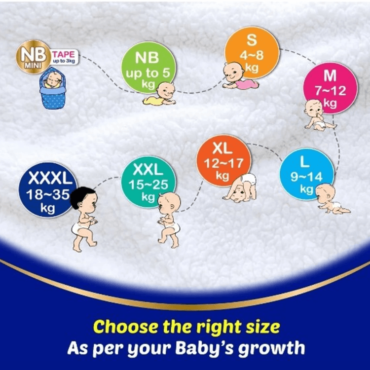 MamyPoko Pants Extra Absorb Baby Diapers | Up to 12 Hours Protection | Pant - Style Diapers Diaper Pants for babies - S - Bouncing Baby