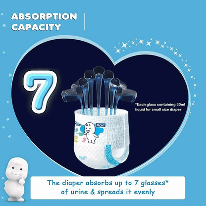 MamyPoko Pants Extra Absorb Baby Diapers | Up to 12 Hours Protection | Pant - Style Diapers Diaper Pants for babies - S - Bouncing Baby