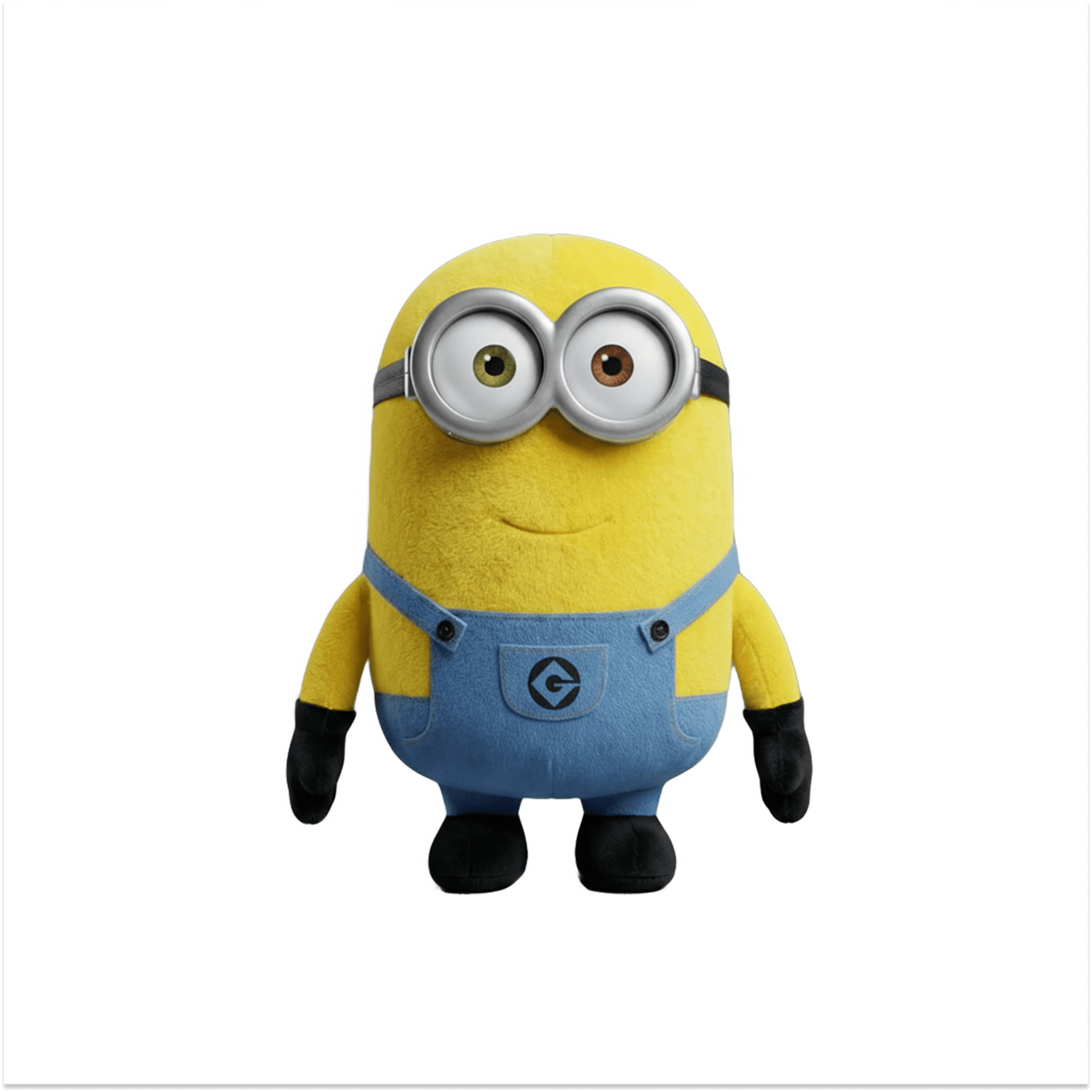Minion Bob Soft Toy | Despicable Me Plush | Two - Colored Eyes & Goggles Soft Toys for babies - Bouncing Baby
