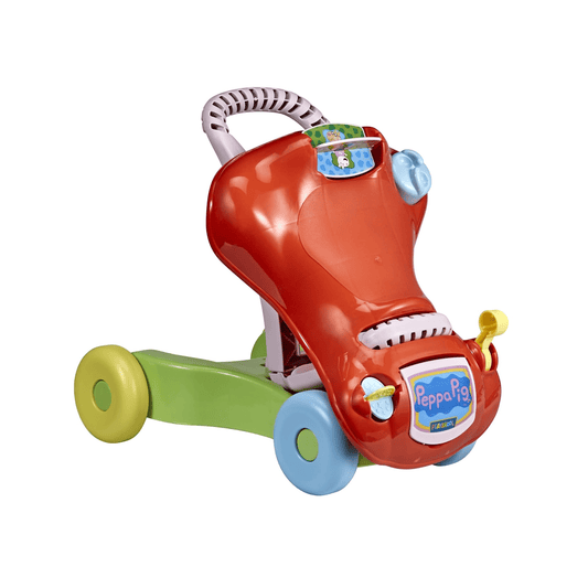 Playskool Peppa Pig Step Start Walk 'n Ride | 2 - in - 1 Walker & Ride - On Toy | Push - Along for Toddlers Ride Ons for babies - Bouncing Baby