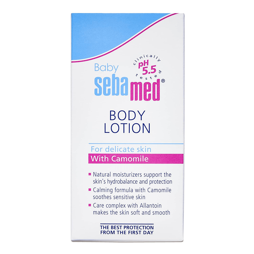 Sebamed Baby Body Lotion | pH 5.5 for Delicate Skin | With Camomile & Allantoin Baby Lotions for babies - 50ml - Bouncing Baby