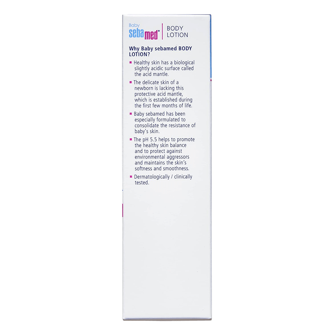 Sebamed Baby Body Lotion | pH 5.5 for Delicate Skin | With Camomile & Allantoin Baby Lotions for babies - 50ml - Bouncing Baby