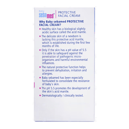 Sebamed Baby Protective Facial Cream | pH 5.5 with Panthenol & Allantoin | For Delicate Skin Baby Cream for babies - 50ml - Bouncing Baby