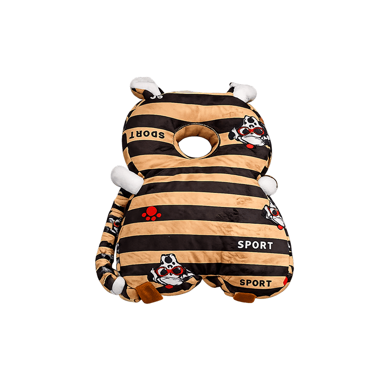 Soft Baby Head Protector Backpack Pillow | Toddler Fall Protection Cushion | Crawling Safety Pad Safety Gear for babies - Sporty Dog - Bouncing Baby