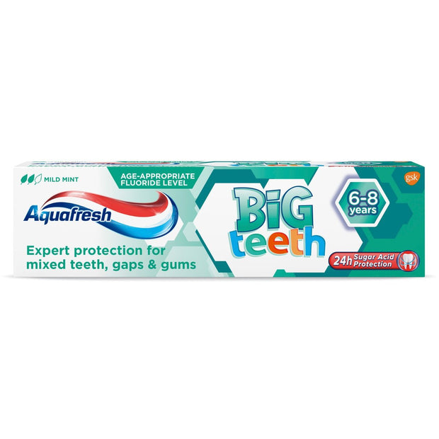 Aquafresh Big Teeth 6-8 Years Kids Toothpaste – 75ml