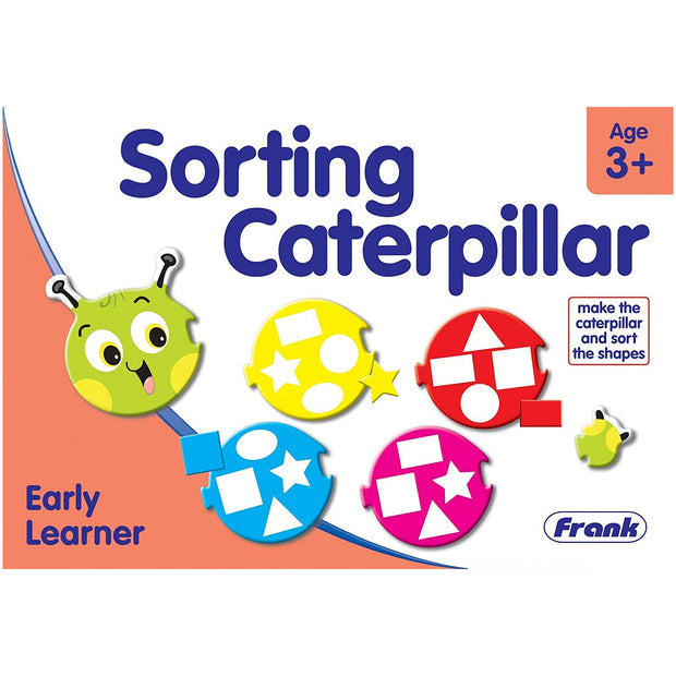 Frank Sorting Caterpillar Puzzle Multicolor - 32 Pieces