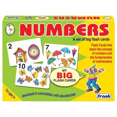 Frank Numbers - My Big Flash Cards for 3 Year Old Kids & Above