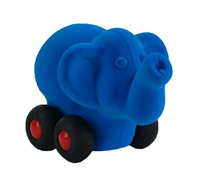 Rubbabu Pull Along  Elephant Toy - Blue