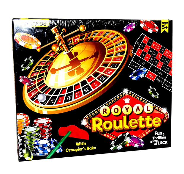 Kidsor Royal Roulette Fun and Thrilling Game of Luck with Croupier's Rake Money & Assets Games Board Game Party & Fun Games Board Game Board Game Accessories Board Game