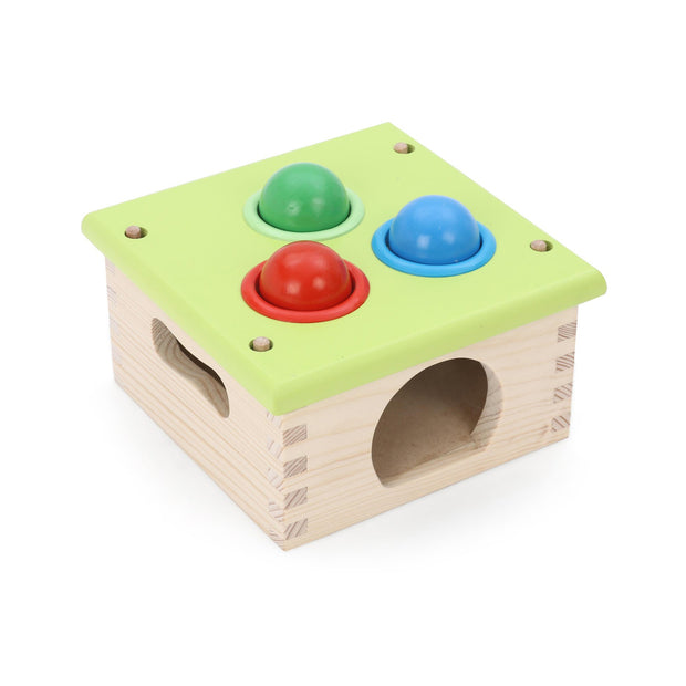 Hilifie 3-In-1 Funky Shapes Educational Hammering Bench Pack of 16- Multicolor