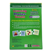Learning Phonics-Vowels | Self Correcting 2-Piece Puzzle