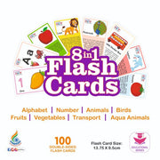 8 in 1 Flash Cards