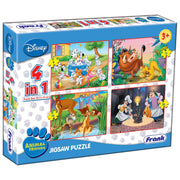 Frank Disney Animal Friends 4 in 1 Puzzle  (63 Pieces)